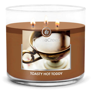 TOASTY HOT TODDY Large 3-Wick Candle by Goose Creek Candle Company