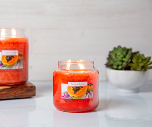 TROPICAL FUSION Medium Jar Candle by Carolina Candles