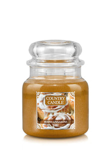 WARM CINNABUNS Medium Jar Candle by Country Candle