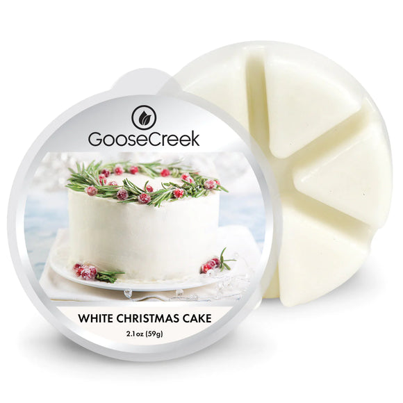 WHITE CHRISTMAS CAKE 6-Piece Wax Melts by Goose Creek Candle Company