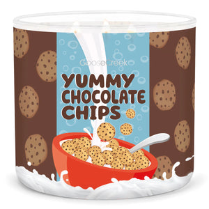 YUMMY CHOCOLATE CHIPS 3-Wick Large Jar Candle by Goose Creek Candle Company