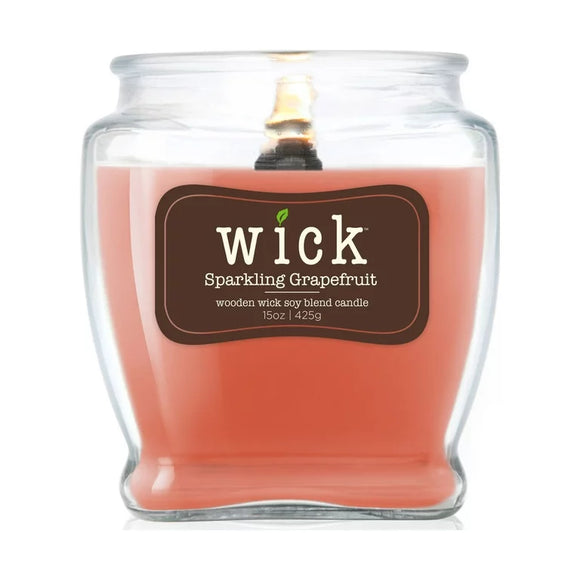 SPARKLING GRAPEFRUIT Medium Jar Candle by Carolina Candles