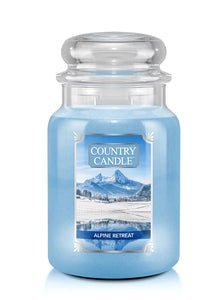 ALPINE RETREAT Large Jar Candle from Kringle Candle Company's Country Candle Company