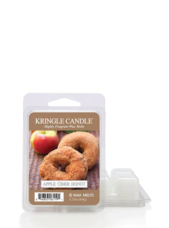 APPLE CIDER DONUT 6-Piece Wax Melts by Kringle Candle Company