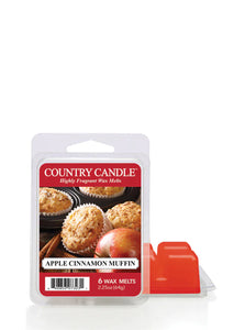 APPLE CINNAMON MUFFIN 6-Piece Wax Melt from Kringle Candle Company's Country Candle Collection