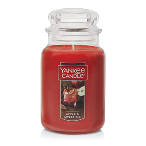 APPLE & SWEET FIG Original Large Jar Candle by Yankee Candle