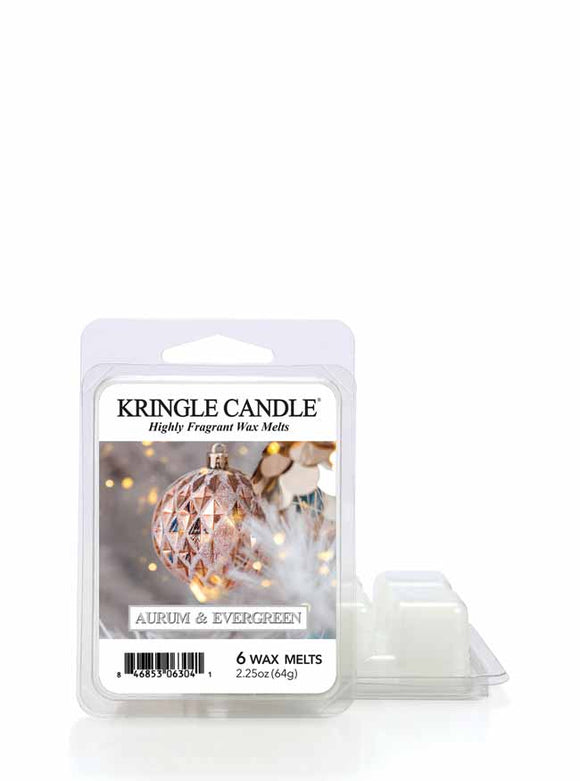 AURUM & EVERGREEN 6-Piece Wax Melts by Kringle Candle Company