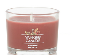 AUTUMN WREATH 1.3 oz Mini Candle by Yankee Candle