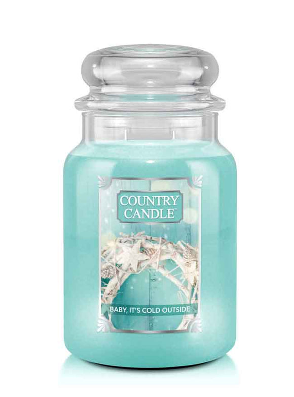 BABY, IT'S COLD OUTSIDE Large Jar Candle by Kringle Candle Company