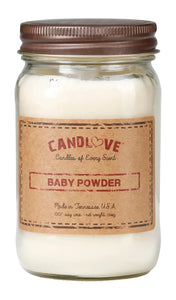 BABY POWDER 16 oz (reusable) Large Jar Candle