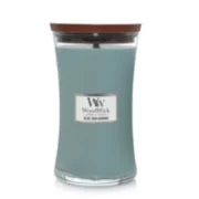 BLUE JAVA BANANA Large Hourglass Jar Candle by WoodWick Candle Company