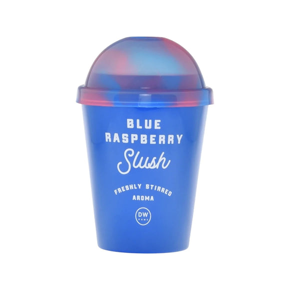 BLUE RASPBERRY SLUSH Medium Tapered Glass Jar Candle by DW Home