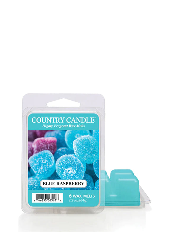 BLUE RASPBERRY 6-Piece Wax Melt from Kringle Candle Company's Country Candle Collection