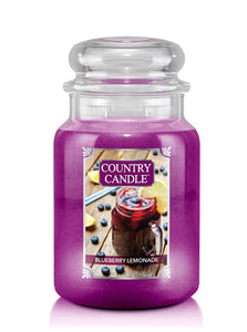 BLUEBERRY LEMONADE Large Jar Candle from Kringle Candle Company's Country Candle Collection