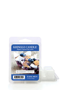 BLUEBERRY MUFFIN 6-Piece Wax Melts by Kringle Candle Company