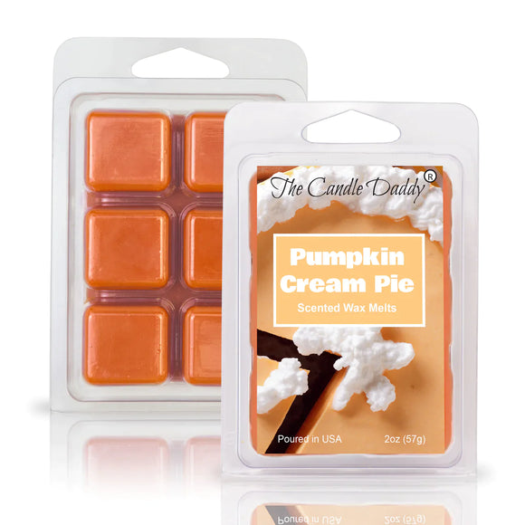 PUMPKIN CREAM PIE 6-Piece Wax Melts by The Candle Daddy