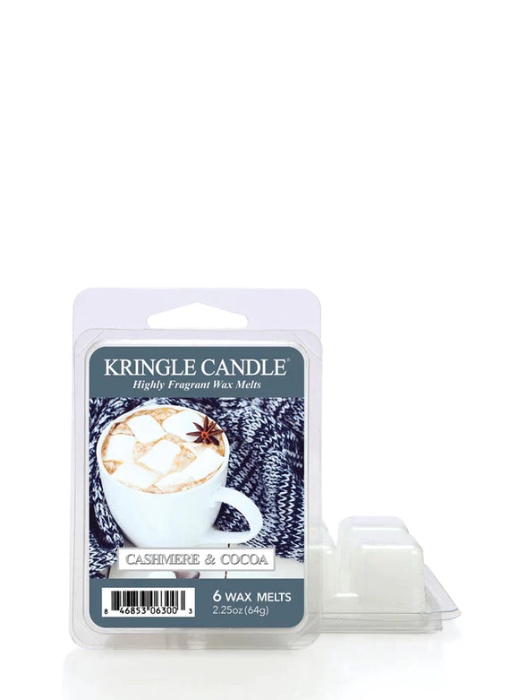 CASHMERE & COCOA 6-Piece Wax Melt by Kringle Candle Company