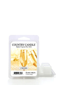 CHEERS 6-Piece Wax Melts from Kringle Candle Company's Country Candle Collection