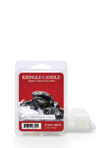 CHRISTMAS COAL 6-Piece Wax Melts by Kringle Candle Company