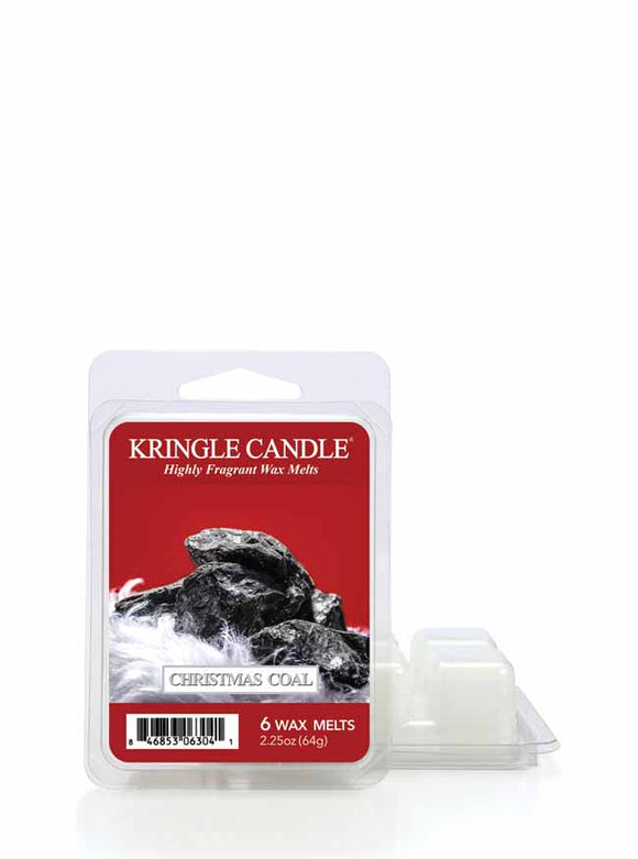 CHRISTMAS COAL 6-Piece Wax Melts by Kringle Candle Company