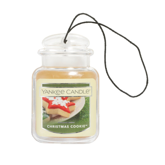 CHRISTMAS COOKIE .96 oz Car Jar Ultimate Freshener by Yankee Candle