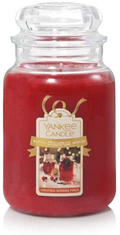 CHRISTMAS MORNING PUNCH Original Large Jar Candle by Yankee Candle