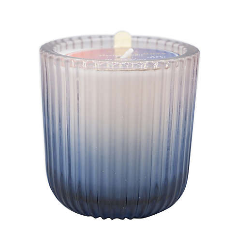 CITRUS WHITE MUSK Fluted Glass Candle Votive by O & O from Olivia & Oliver