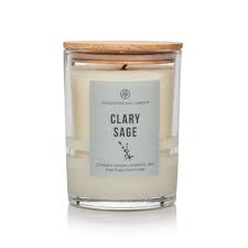 CLARY SAGE Medium Jar Candle from Chesapeake Bay Minimalist Collection