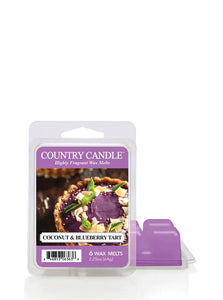 COCONUT & BLUEBERRY TART 6-Piece Wax Melts from Kringle Candle Company's Country Candle Collection