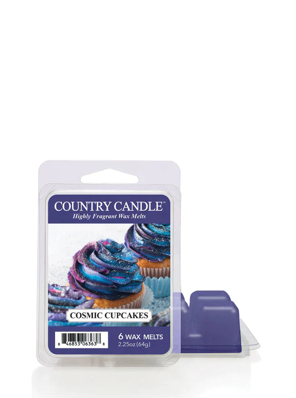 COSMIC CUPCAKES 6-Piece Wax Melts from Kringle Candle Company's Country Candle Collection