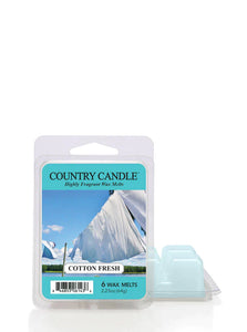 COTTON FRESH 6-Pack Wax Melts from Kringle Candle Company's Country Candle Collection