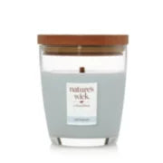 COTTON LILY Medium Jar Candle from WoodWick's Nature's Wick Collection