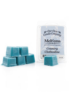 COUNTRY CLOTHESLINE 6-Piece Wax Melts by Our Own Candle Company