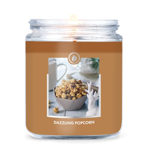 DAZZLING POPCORN Small Jar Candle by Goose Creek Candle Company