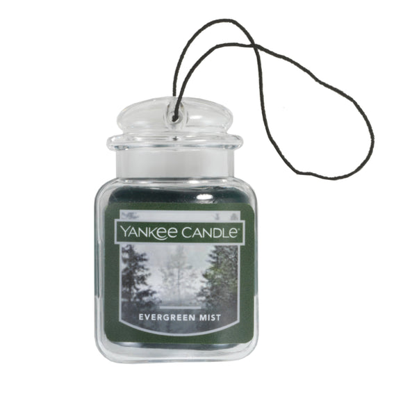 EVERGREEN MIST .96 oz Car Jar Ultimate by Yankee Candle