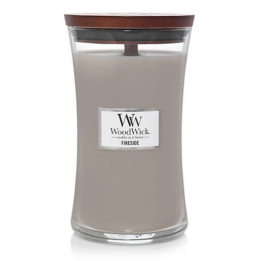 FIRESIDE Large Hourglass Jar Candle by WoodWick Candle Company