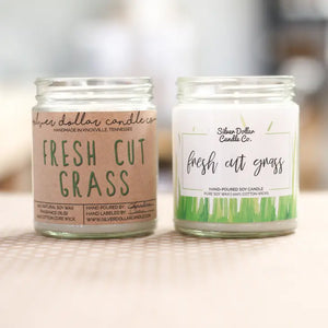 FRESH CUT GRASS 8 oz Medium Jar Candle