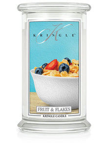 FRUIT & FLAKES Large Jar Candle by Kringle Candle Company