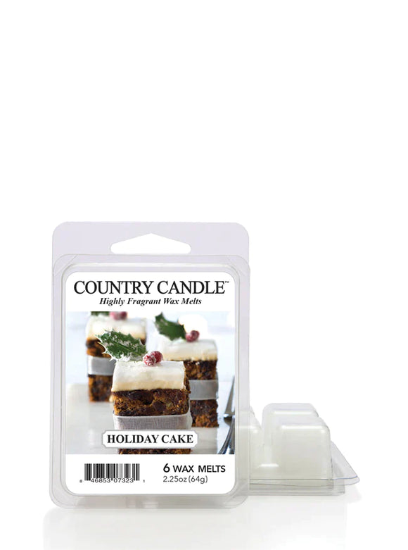 HOLIDAY CAKE 6-Piece Wax Melts from Kringle Candle Company's Country Candle Collection