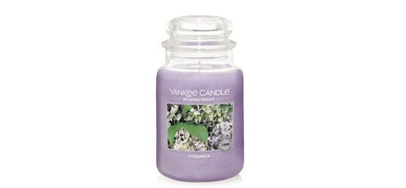 HYDRANGEA 22 oz Original Large Jar Candle by Yankee Candle***RETURNING FAVORITE***