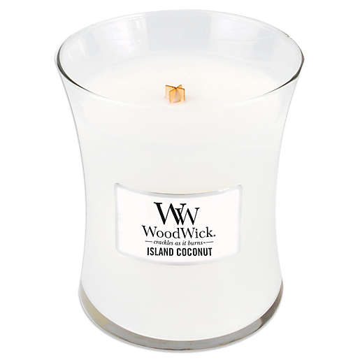 ISLAND COCONUT Medium Hourglass Jar Candle by WoodWick