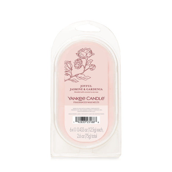 JOYFUL JASMINE & GARDENIA 6-Piece Wax Melts by Yankee Candle Company