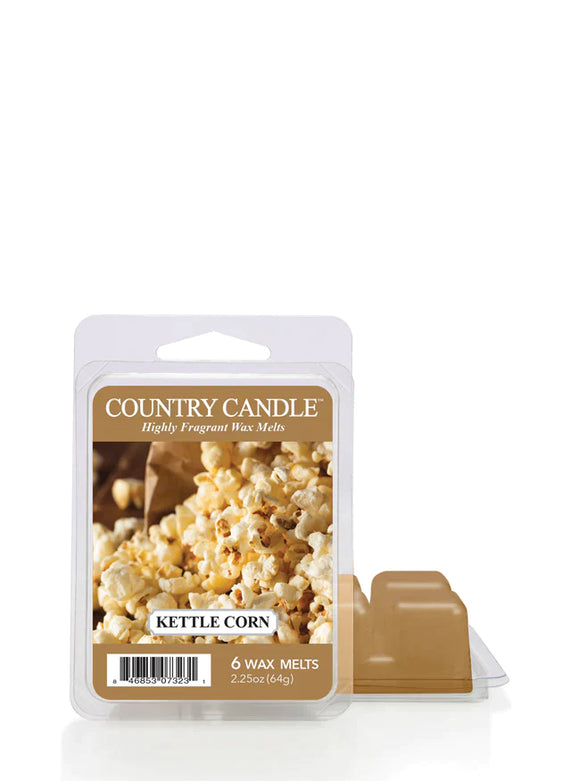 KETTLE CORN 6-Piece Wax Melts from Kringle Candle Company's Country Candle Collection