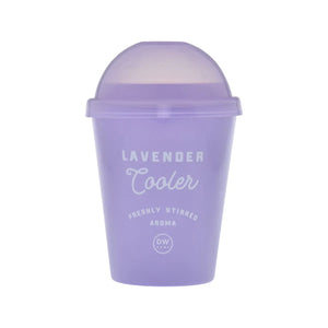 LAVENDER COOLER Medium Tapered Glass Jar Candle by DW Home