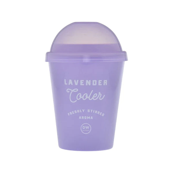 LAVENDER COOLER Medium Tapered Glass Jar Candle by DW Home