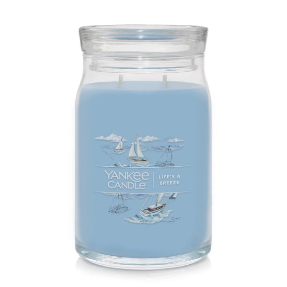 LIFE'S A BREEZE Signature Large Jar Candle by Yankee Candle Company