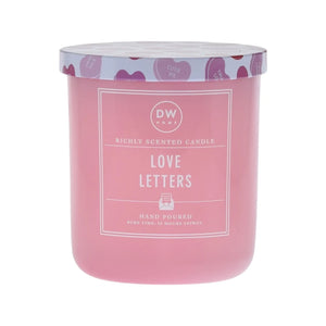 LOVE LETTERS Medium Jar Candle by DW Home