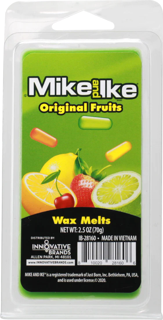 MIKE AND IKE ORIGINAL FRUITS 8-Piece Wax Melts by Just Born, Inc
