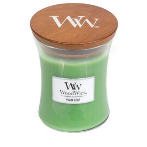 PALM LEAF Medium Hourglass Jar Candle by WoodWick