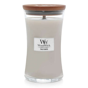 PALO SANTO Large Hourglass Jar Candle by WoodWick Candle